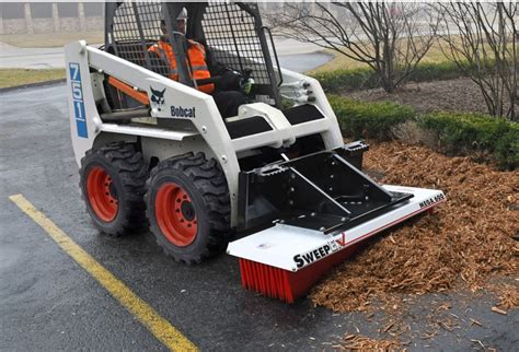 sweep ex mega 600 60 in hydraulic skid steer broom|SMB.